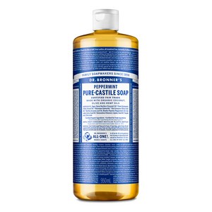 닥터브로너스 퓨어 캐스틸 솝 바디워시 페퍼민트, 950ml, 1개