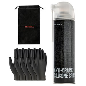 벤딕트 차량용 안티 크랙 실리콘 스프레이 고무 윤활제, 1개, 500ml