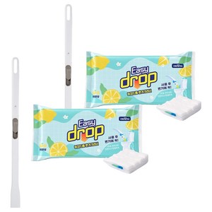 이지드롭 변기크리너 뉴 핸들팩 레몬향, 혼합색상, 2세트