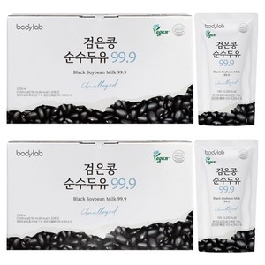 바디랩 검은콩 순수 두유 99.9, 185ml, 40개