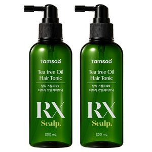 탐사 스칼프 RX 티트리 오일 헤어토닉, 2개, 200ml