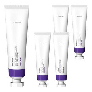 쿤달 시어버터 앤 마카다미아 퓨어 핸드크림 화이트머스크향, 50ml, 5개