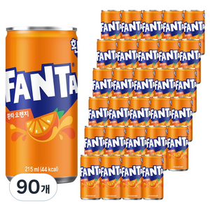환타 오렌지 탄산음료, 215ml, 90개