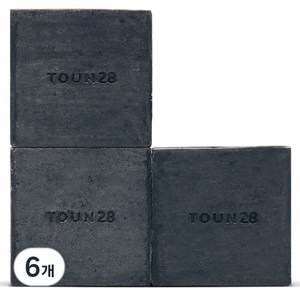 톤28 S21 샴푸바 참숯, 100g, 6개