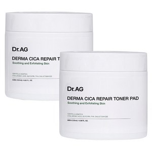 닥터에이지 더마 시카 리페어 토너패드, 60매입, 120ml, 2개 골드박스 특가