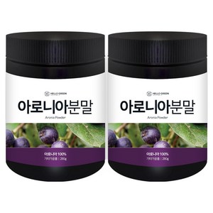 헬로우그린 국산 아로니아 100% 분말, 280g, 2개