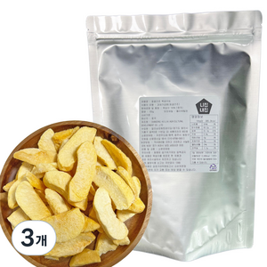 동결건조 달콤하고 바삭한 말린 복숭아, 150g, 3개