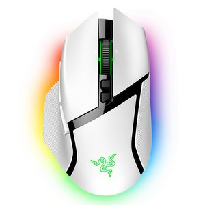 레이저 Basilisk V3 Pro 유무선마우스, RZ01-0462, 화이트