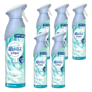 페브리즈 에어 린넨 앤 스카이 실내 탈취제 본품, 165g, 6개