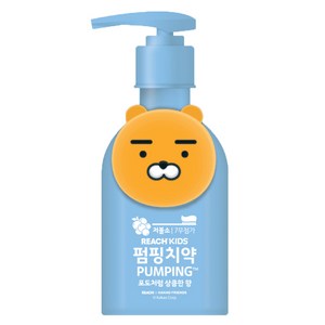 엘지생활건강 키즈 펌핑치약 블루, 160g, 1개