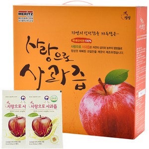 싱싱사과 사랑으로 사과즙, 50개, 100ml