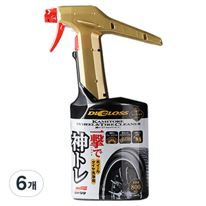 디글로스 카미토레 자동차 휠타이어 세정제 L66, 800ml, 6개