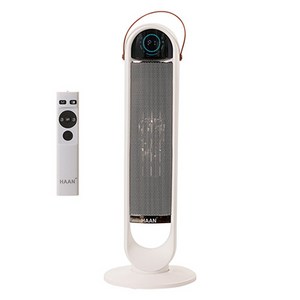 한경희생활과학 리모컨형 저소음 그래핀 PTC 온풍기, 화이트, HAAN-P11000