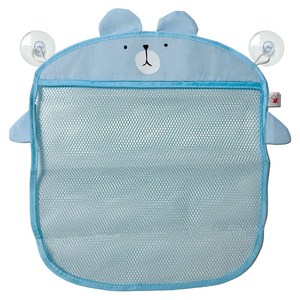 데일리해피비 흡착 욕실 그물망 정리함, 블루, 1개