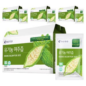 보뚜 유기농 여주즙, 2.4L, 4개