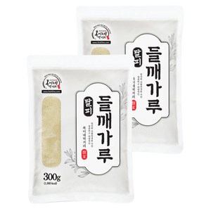 복이네먹거리 중국산 생 탈피들깨가루, 300g, 2개