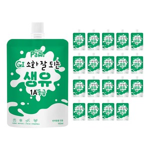리틀포우 반려동물 GI 소화 잘되는 생유, 20개, 150ml, 크랜베리맛