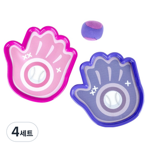 캐스비 스포츠 핸드캐치볼 세트 3054, 혼합색상, 4세트
