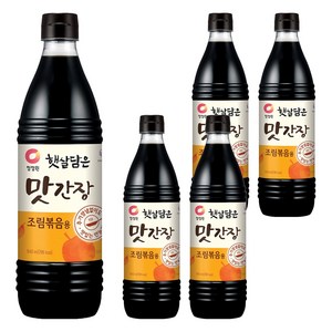 청정원 햇살담은 맛간장 조림볶음용, 840ml, 5개
