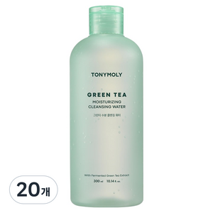토니모리 그린티 수분 클렌징 워터, 300ml, 20개