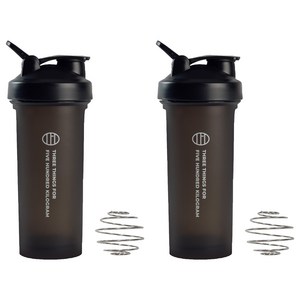 삼대오백 프리미엄 쉐이커 보틀, 블랙, 800ml, 2개