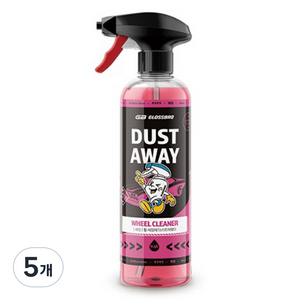 글로스브로 더스트어웨이 휠클리너, 500ml, 5개
