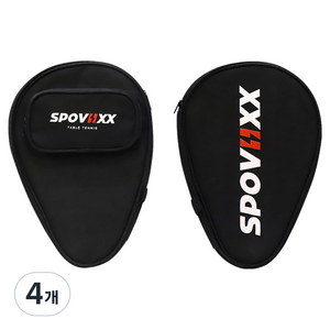 스포빅스 탁구라켓 케이스, 블랙, 4개