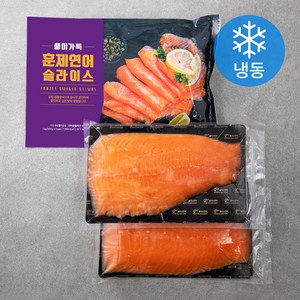 풍미가득 훈제연어 슬라이스 (냉동), 500g, 2개 골드박스 특가