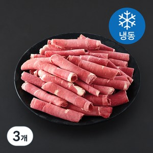 호주산 샤브샤브용 소고기 (냉동), 500g, 3개