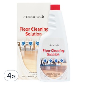 로보락 전용 클리너 R2602, 480ml, 4개