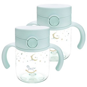 릿첼 아스타 드링킹컵, 200ml, 2개, 민트