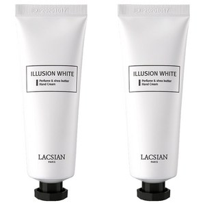 라끄시안 퍼퓸 핸드크림 일루션 화이트, 100ml, 2개