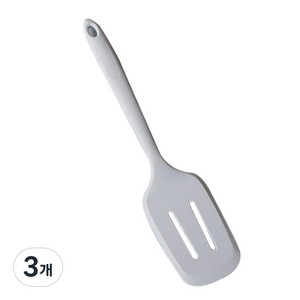 파스텔 실리콘 뒤집개 소, 그레이, 3개