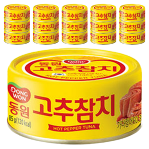 동원참치 고추참치, 85g, 16개