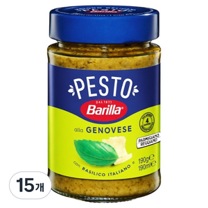 바릴라 바질 페스토 파스타소스, 190g, 15개