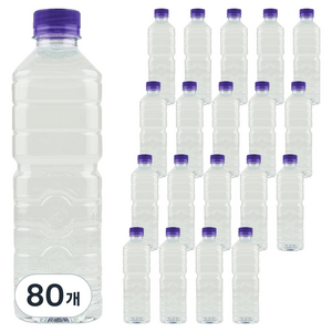 에이수 알칼리수 무라벨, 500ml, 80개