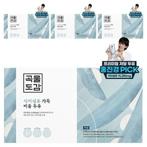 곡물도감 식이섬유 가득 비움 두유, 180ml, 60개