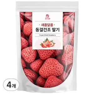 굳드림 동결건조 딸기, 4개, 100g