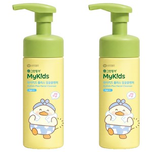 그린핑거 마이키즈 플러스 얼굴클렌저, 160ml, 2개