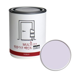 노루페인트 방문가구 페인트, MD 5204 Mild Grape, 1L, 1개