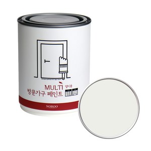 노루페인트 방문가구 페인트, WT 1022 Cube White, 1L, 1개