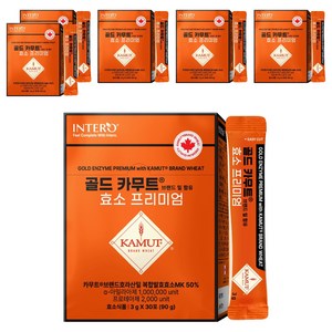 인테로 골드 카무트 브랜드밀 효소 프리미엄, 6개, 90g