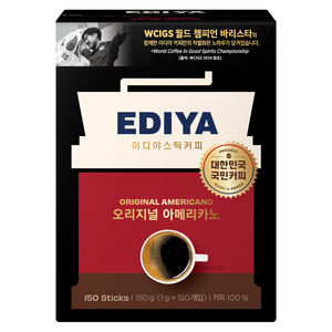 이디야 오리지널 아메리카노 원두커피믹스, 1g, 150개입, 1개