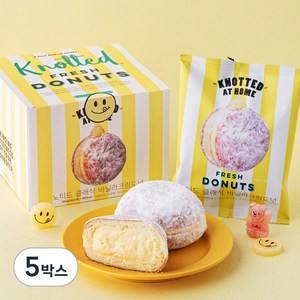 노티드 클래식 바닐라 크림 도넛, 100g, 3개입, 5박스