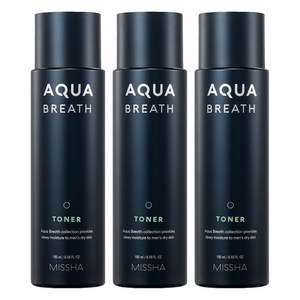 미샤 포맨 아쿠아브레스 토너, 3개, 195ml