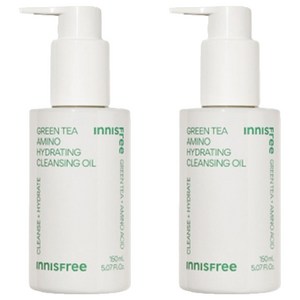 이니스프리 그린티 수분 아미노 클렌징 오일, 150ml, 2개