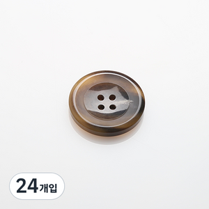 에너지 단추 30mm, 선라이트브라운, 24개입
