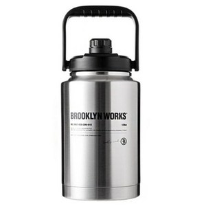 브루클린웍스 워터저그 3.8L, 실버, 1개