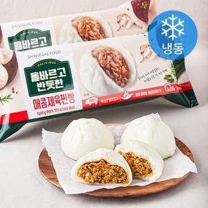 올반 매콤제육찐빵 (냉동), 90g, 4개입, 2개