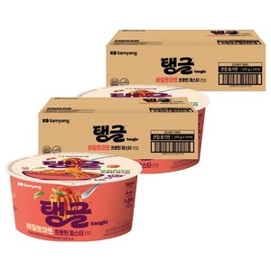 tangle 바질토마토 프로틴 파스타 큰컵, 105g, 32개
